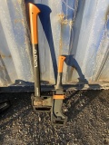 Fiskars Axe and Machete