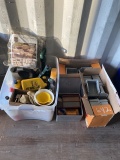 Poly Bins and Rails, Covers, Oils and misc.