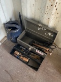 Oil Can and Toolbox with Misc. Tools