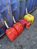 5 Gas Cans and 1 Diesel Can