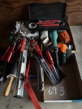 Drill, Grinder, Mac Mirrors, Tin Shears, Level, Snap On Quick Cutter