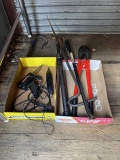 Crowbar, Soldering Gun, Bolt Cutters