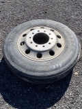 275/80 R24.5 Tire and 10 Lug Aluminum Rim