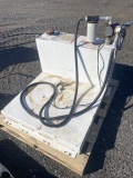 47 Gallon L Shaped Fuel Tank with Pump