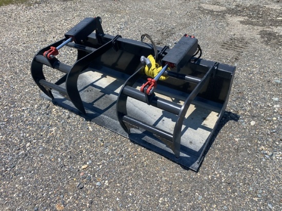 New 72” Quick Attach Bucket Grapple