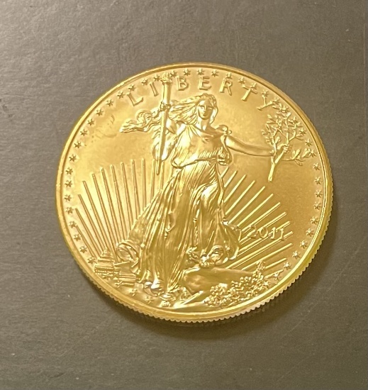 2011 American Gold Eagle Coin 1  Ounce Pure