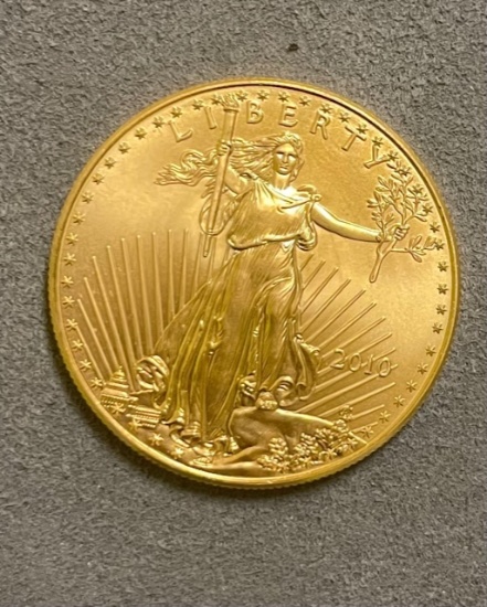2010 American Gold Eagle 1 ounce Pure gold coin
