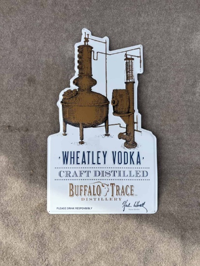 Wheatley Vodka metal sign