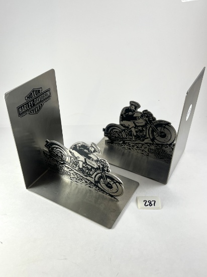HARLEY DAVIDSON TWO BOOKENDS