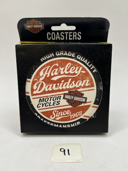 HARLEY DAVIDSON COASTERS NEW IN BOX