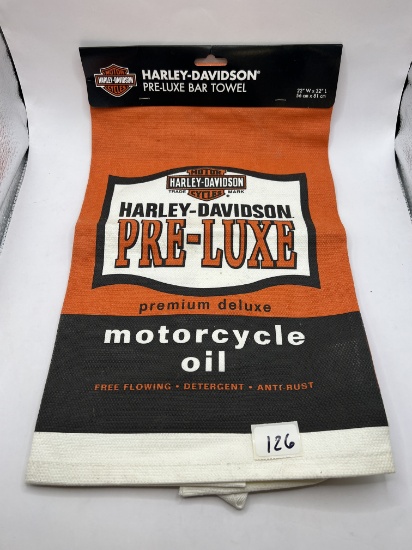 HARLEY DAVIDSON BAR TOWEL