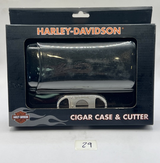 HARLEY DAVIDSON CIGAR CASE & CUTTER