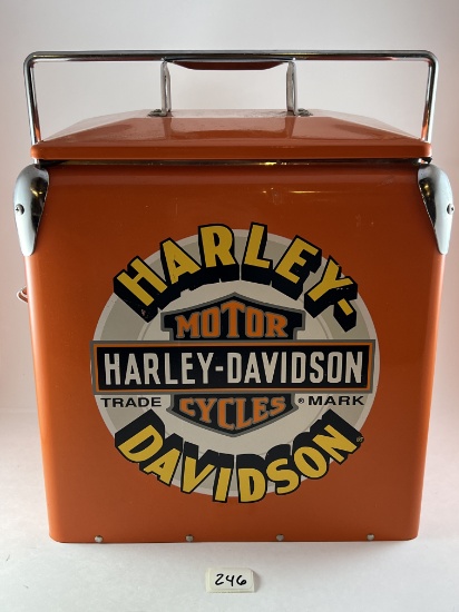 HARLEY DAVIDSON ORANGE COOLER