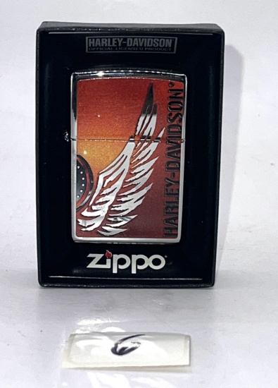 Harley-Davidson Zippo Lighter (Winged Graphic)