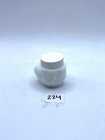 small white avon bottle