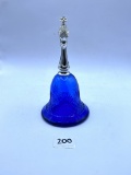 blue hand bell avon bottle