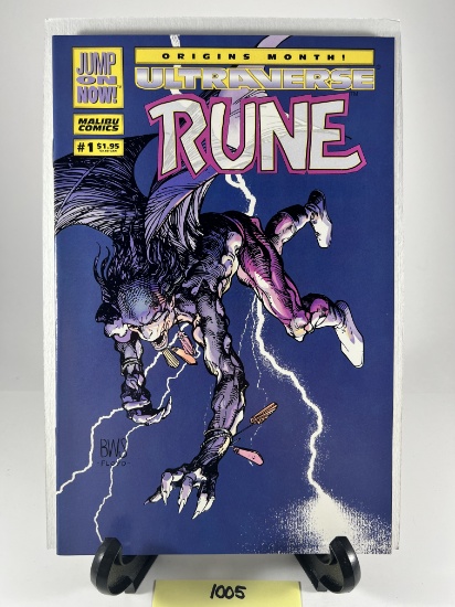 Malibu Comics Ultraverse Rune #1  Comic