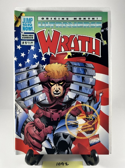 Ultraverse Wrath #1  Malibu Comics 1993