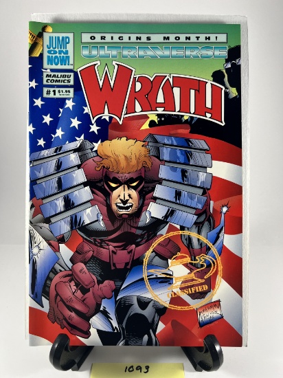 Wrath Comic Ultraverse Origins Month #1  Malibu Comics