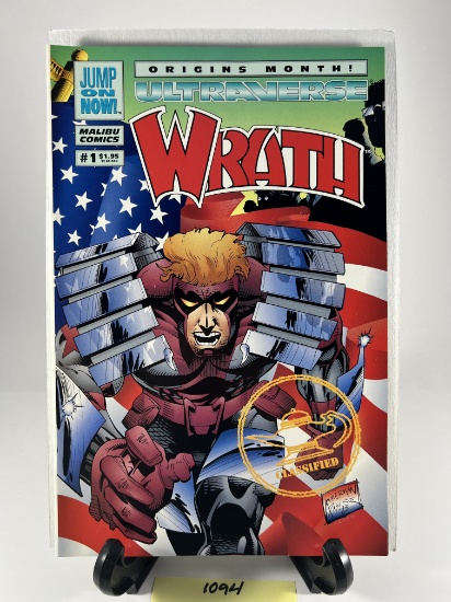 Ultraverse Wrath #1  Malibu Comics