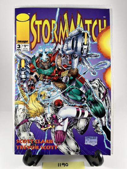 Stormwatch No 3  Image Comics July 1993 Scott Clark Trevor Scott