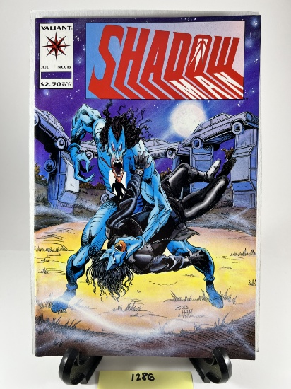 Shadowman Comic Issue No 15 Alien -  Valiant 1993