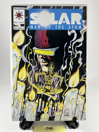 Solar Man of the Atom Comic No 21  Valiant May 1993