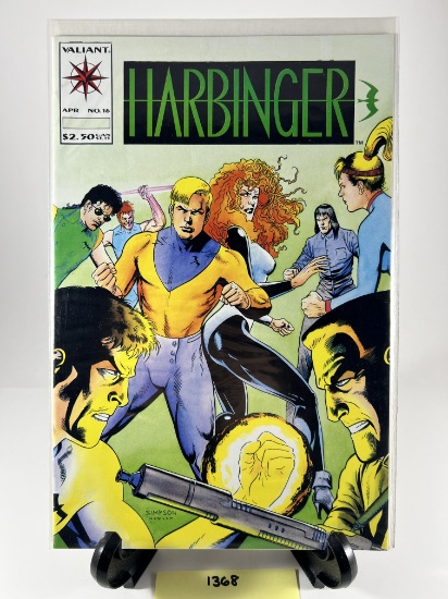 Harbinger Comic Issue No. 16 Apr Valiant 1992