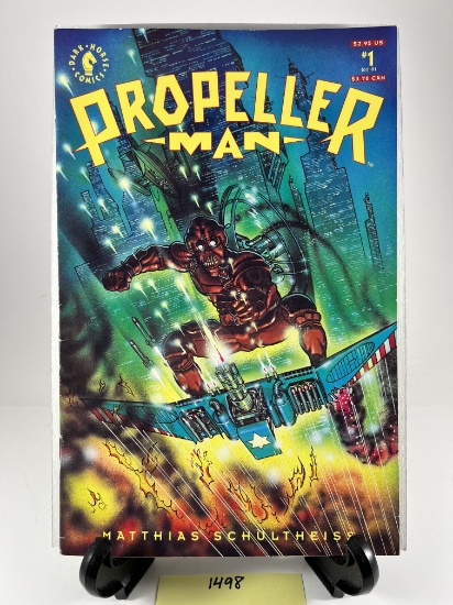 Propeller Man Comic Book Issue #1 by Matthias Schultheiss  Dark Horse Comics