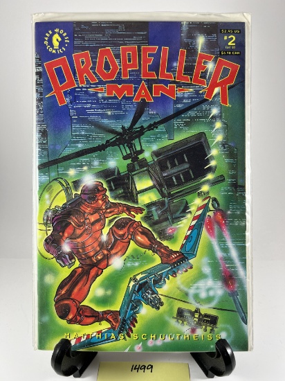 Propeller Man #2  Dark Horse Comics Matthias Schultheiss