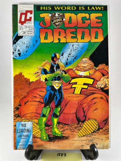 Judge Dredd Comic Issue 23  Quality Comics