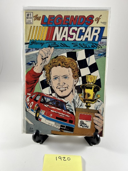 The Legends of NASCAR #1 Comic  Konami Bill Elliott