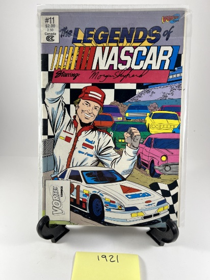 Legends of NASCAR #11 Morgan Shepherd Story Comics Vortex Comics 1991