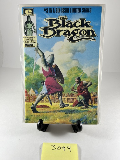 The Black Dragon #3 Limited Series Comic  Marvel Epic Comics July 1985