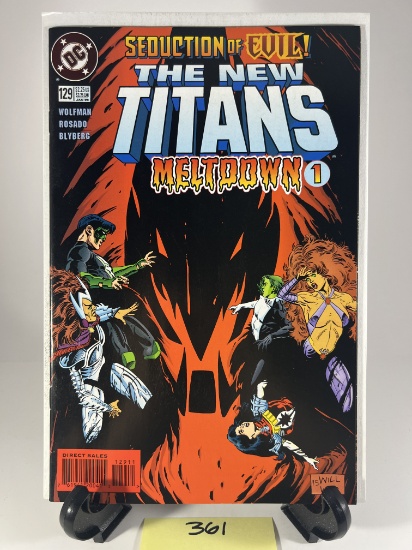 The New Titans #129 Meltdown 1  DC Comics