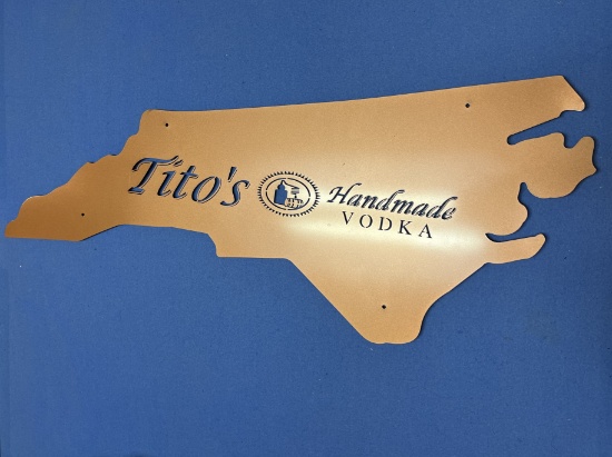 Metal Tito's sign