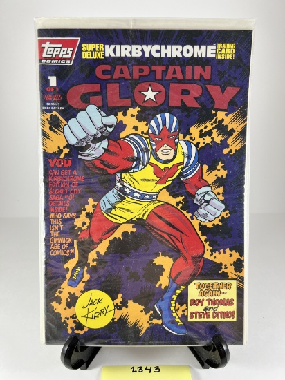 Captain Glory Comic Super Deluxe Kirbychrome Edition -  - Topps Comics 1 of 1