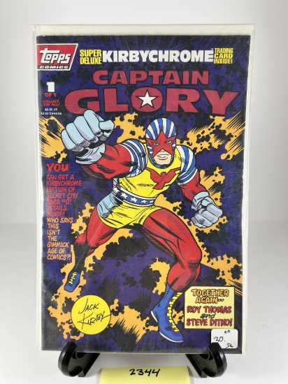 Captain Glory #1 Comic - Topps - Super Deluxe KirbyChrome Edition