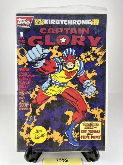 Captain Glory #1 Topps Comics Super Deluxe Kirbychrome Edition