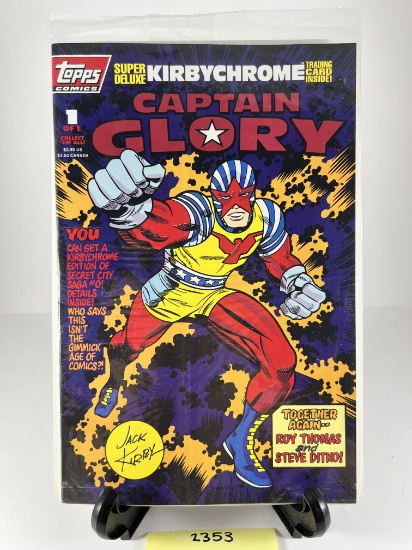 Captain Glory #1 Super Deluxe Kirbychrome Edition (1993) - by Topps Comics