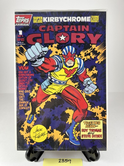 Captain Glory #1 - Topps Comics Super Deluxe Kirbychrome Edition