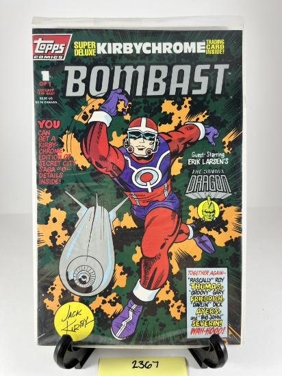 Bombast #1 Super Deluxe KIRBYCHROME Edition By Topps Comics -