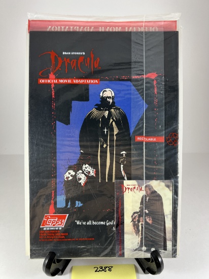 Bram Stoker's Dracula Official Movie Adaptation Comic Book with Trading Cards Pack - Topps Comics (1