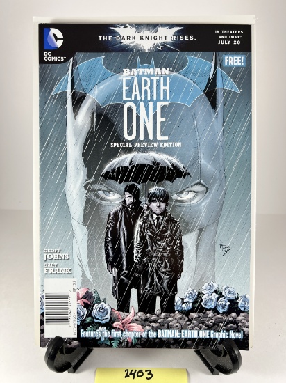 Batman Earth One Special Preview Edition Comic  DC Comics September 2012