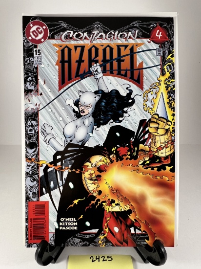DC Comics Azrael #15 Contagion Featuring Catwoman (Neil Kitson Pascoe) with Hellraiser