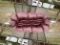 Burgundy Leather couch