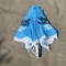 Blue Bud Light outdoor umbrella