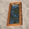 Vintage Wall Mirror with Hooks - Used