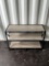 Industrial Three-Tier Console Table - Used Rustic Finish