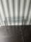 Glass Top Metal Frame Console Table - Used